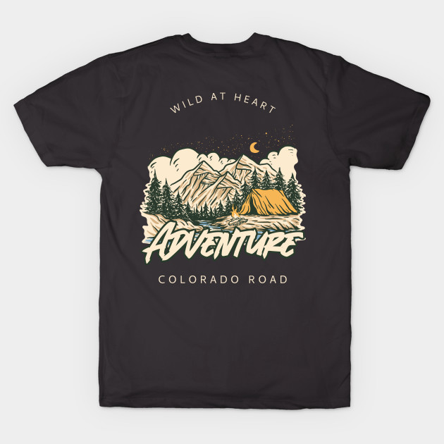 Camping life, camping vintage, be adventurous apparel by The Block Studios